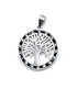 Sterling Silver Colored Tree of Life Pendant